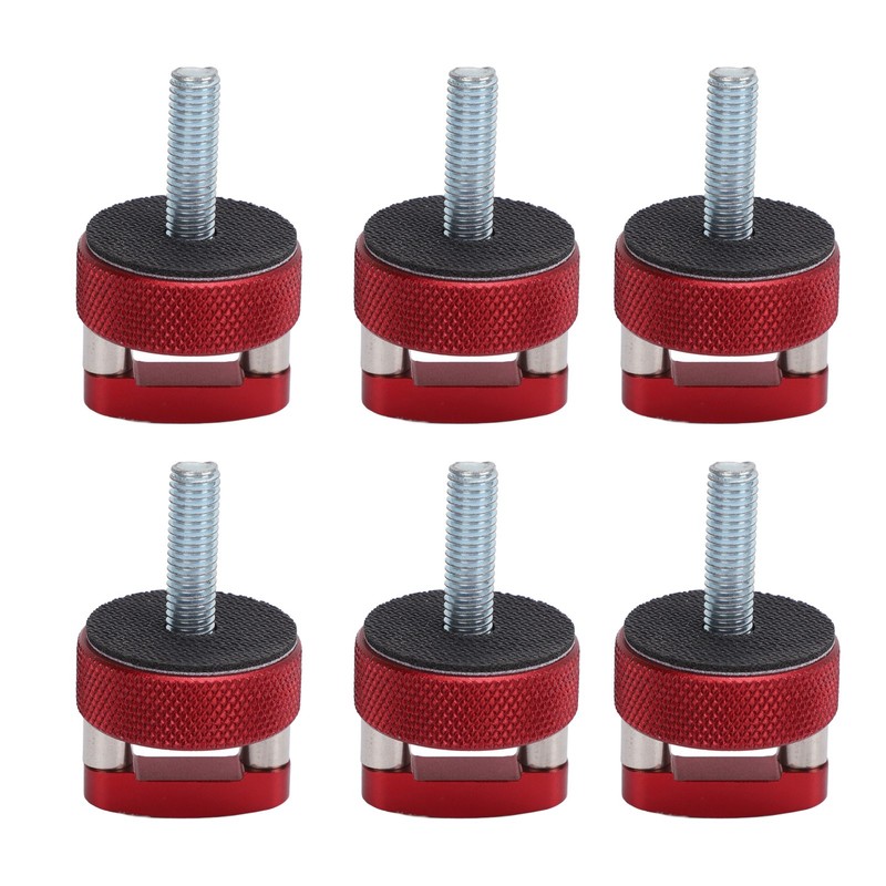 6PCS Hard Top Quick Removal Fastener Thumb Screw with D