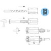 Heavy Duty Wall Plasterboard Fixing Anchor Plugs - Molly Cavity