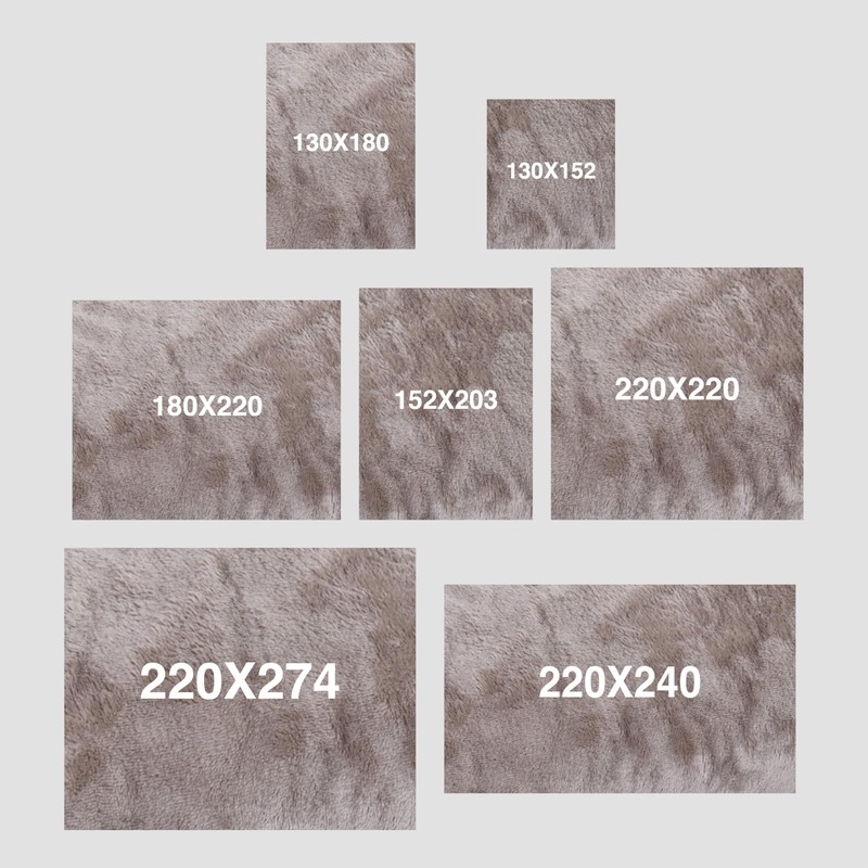 Mintra Home Throw Blanket for Couch, Soft Polyester Fleece Blanket,