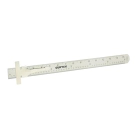 Surtek 122210 Regla de bolsillo de acero inoxidable 6"