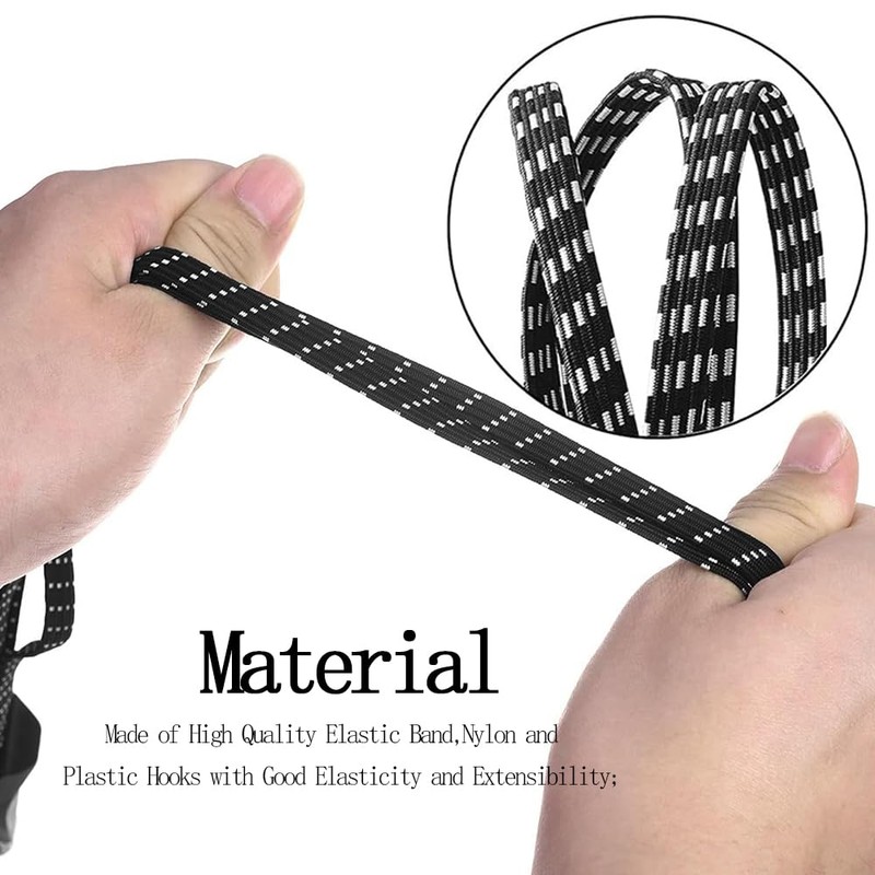 Homefantasy Pack of 3 Bicycle Tie Down Strap Pannier Rack,