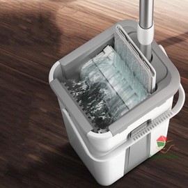 Magic 매직 바닥 짜기 버킷 플랫 회전 세척 집 청소 쉬운 2020new [03 Bucket-mop-2cloth] Magic Floor Wringing Bucket Flat Rotating Cleaning Home Easy 2020new [03 Bucket-mop-2cloth]