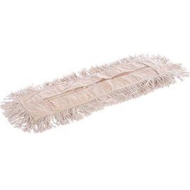 Carlisle 364752400 Flo-Pac Cotton Tie Back Dust Mop, 24" Length x 5" Width (Pack of 12)