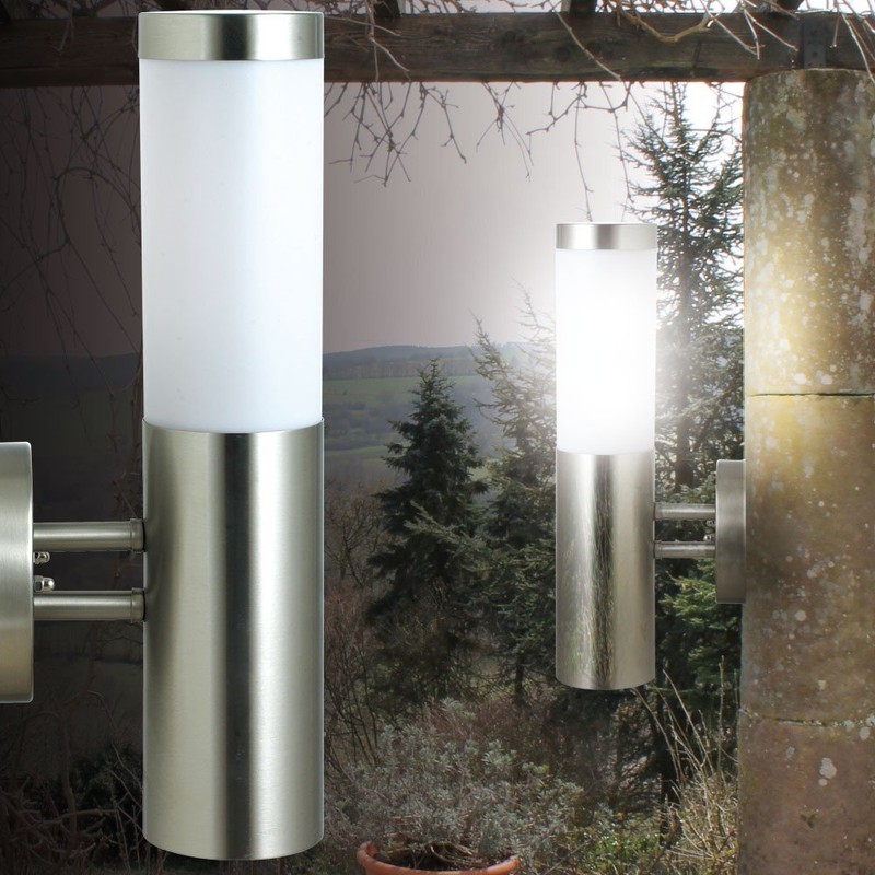 applique moderne lampe extérieur lumière résistant aux intempéries boîtier acier
