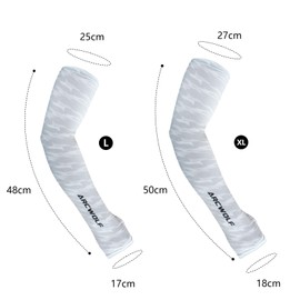 ARCWOLF Arm Cover, Sun Protection, Arm Sleeve, UV Protection, Cold Sensation, Sunscreen Cover, For Sports Activities, Sports, Driving, Bicycle, UPF50+, Sweat Absorbent, Quick Drying, Unisex, morandy