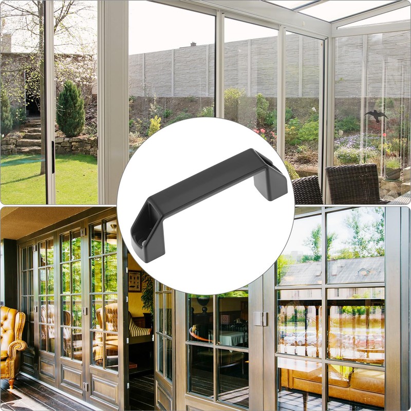 QWORK 2 Sets 2020 Series Door Handle and Frame Hinges