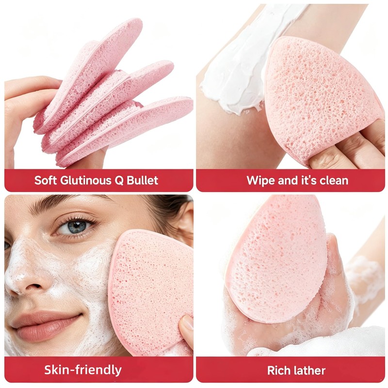 Skincare Tools Set with Facial Cleansing Brush, Ice Roller &