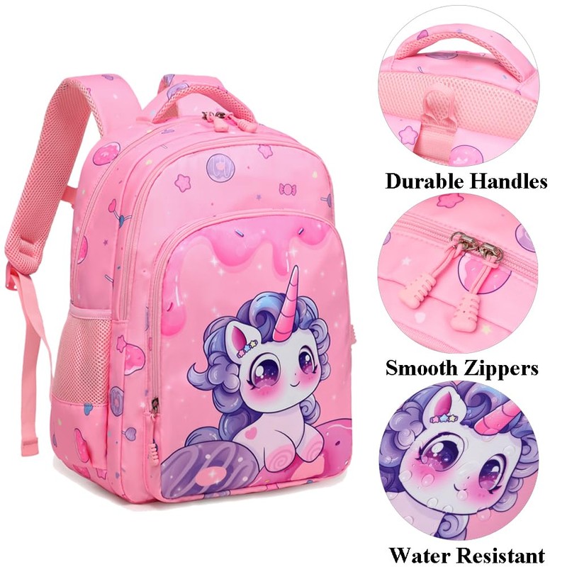 Unicorn Backpacks for Children Girls Primary School Backpack Cute Children's