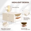 Homsorout Stackable Storage Drawers - Collapsible Storage Bins with Drawers,