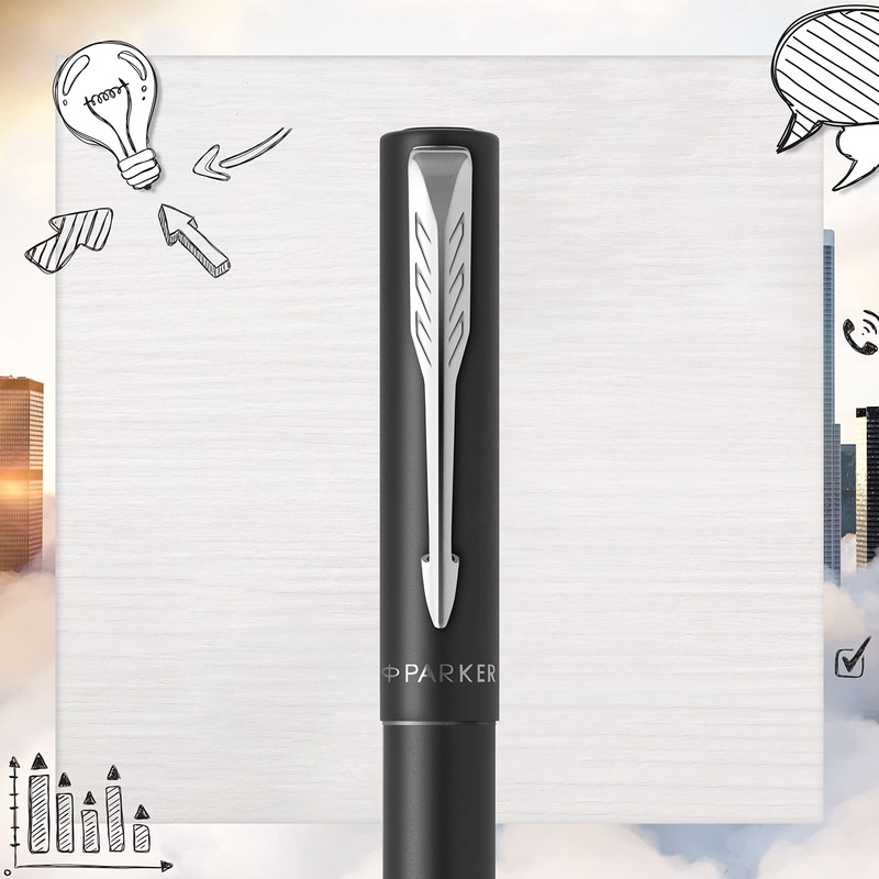 PARKER 2159779Z Parker Ballpoint Pen Vector XL Metallic Black CT