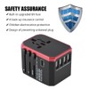 Universal Travel Adapter Plug 4 USB Ports Type C Sockets