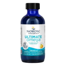 Nordic Naturals Suplemento Ultimate Omega Líquido, 2840 mg de Omega, 4 fl oz (119ml) sabor limón