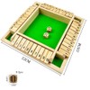 EACHHAHA Shut The Box 4 Player Classic Folding Board Game