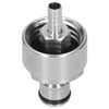 Stainless Steel Carbonation Cap with 5/16in Barb Ball Lock Type