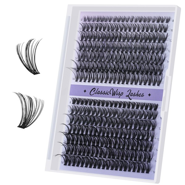B&Q Individual Cluster Lashes 280PCS D Curl 30D+40D 9-16mm Mixed