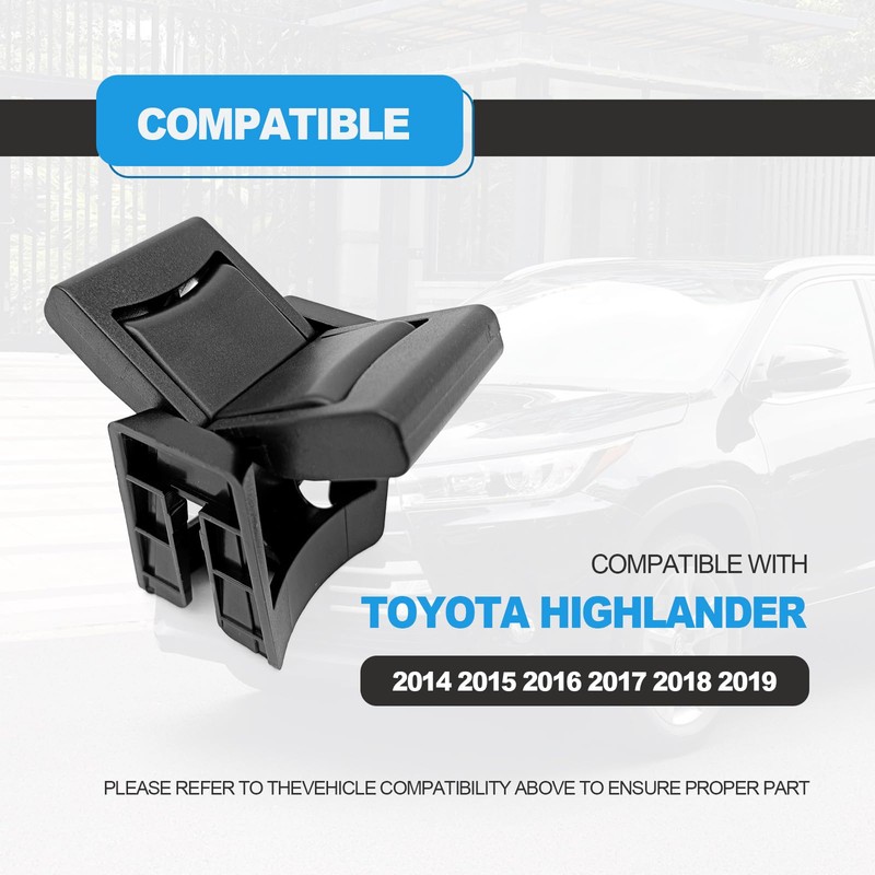 CmeRto Cup Holder Insert Divider, Compatible with 2014-2019 Toyota Highlander,
