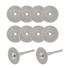 sourcing map 10 Pcs 22mm Diamond Cutting Wheels Cut Off