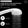Koopsmate Shower Head, Manual Shower Head Water Pressure and Ergonomic