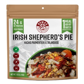 Nomad Nutrition Irish Shepherd’s Pie | Instant Freeze Dried Backpacking & Camping Food | Plant-Based, Non-GMO Hiking Meals with High-Energy, Vegan, Gluten-Free | 112g - 1 Pack