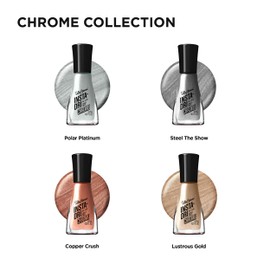Sally Hansen Insta-Dri Nail Polish Chrome Top Coat | Quick Dry, Long Lasting, Streak-Free Shine, Opaque | Copper Crush | Metallic Copper Nail Polish