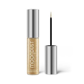 Urban Decay, Moondust Glitter Eyeliner, Delineador Líquido con Glitter Midnight Cowboy, Se Seca Rápidamente y Permanece en su Lugar para un Uso Prolongado, Con Fórmula a Base de Agua, 7.5 ml