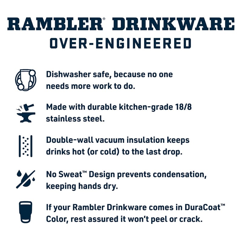 YETI Rambler 10 oz Tumbler, Stainless Steel, Vacuum Insulated with