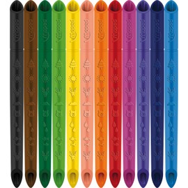 Maped COLOR'PEPS INFINITY COLOURED PENCILS - 12 COLOURS - 100% COLOURED LEAD - NO SHARPENING NECESSARY - 100% USEABLE, ZERO WASTE