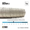 Cyber Faraday Fabric RFID Shielding Silver Fabric Roll 62" x