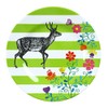 Ginger 20.5 x 20.5 x 2 cm Deer Stripy Melamine