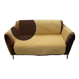 Protector Cubre Sala de Doble Vista | Funda de Sofá Reversible Impermeable Ultrasonic | Love Seat (2 plazas)