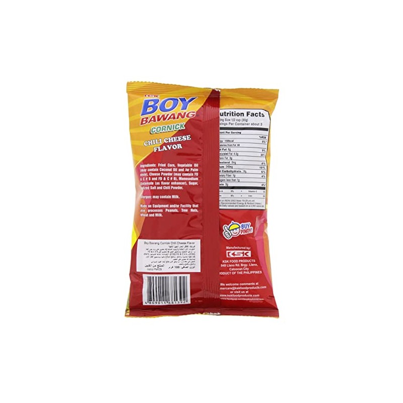 KSK Boy Bawang Cornick Chili Cheese 100 g