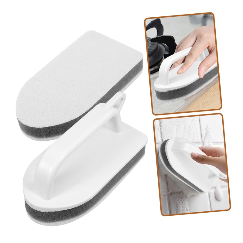 Baluue Convenient Sponge Handle Soft Sponge for Cleaning Tile Ceramic