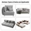 2Pcs Sofa Cushions Support for Sagging Seat, High-Density Under Couch