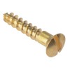 ForgeFix Wood Screws - Solid Brass | 3/4" x 6