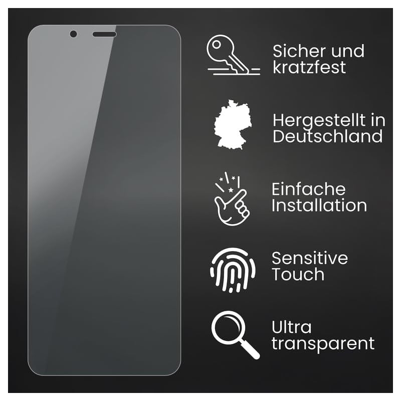 Bruni Screen Protector Compatible with Emporia Smart.4 Film, Crystal Clear