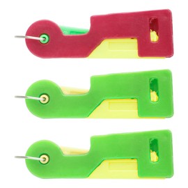 Thyonta Automatic Needle Threader Simple Elderly Threading Aid for Hand Sewing and Sewing Machine Coloured Handles DIY Crafts
