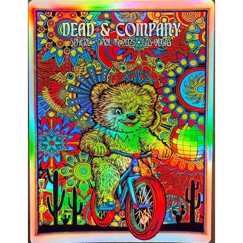 DEAD AND COMPANY SPHERE APRIL 19TH 2025 LAS VEGAS STICKER/POSTER
