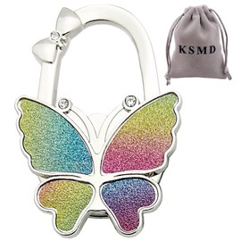 KSMD Variety Design Purse Hooks for Table and Bars,Portable Purse Hanger Organizers Hooks Handbag Pocketbook Holder Bag Storage for Desk,Foldable Folding Purse Table Hook Hanger