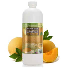 Liquid Power Melon Fertilizer - Premium Liquid Plant Food for Melon - Fast-Acting Concentrate for Growth, Strong Roots & High-Yield Harvest - 32 oz - Indoor & Outdoor Use