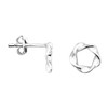 SOFIA MILANI - Women's Earrings 925 Silver - Twisted Circle