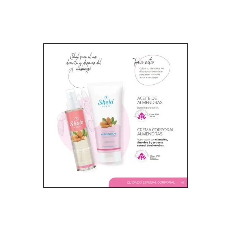 Aceite De Almendras Shelo Nabel® 140ml. 3 Piezas