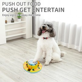Aluckmao Aluckmao Dog Puzzle - Dog Food Puzzles Toy Feeder, Treat Puzzle Toys for Dogs (Push)