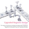 BQAN 2 Set Nail Stand for Press Ons, Magnetic Nail