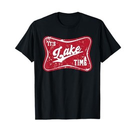 It's Lake Time, Lake Camper Life Likes Fishing, Cool Hiking T-Shirt