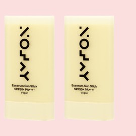 No Way Eserum Vegan Sun Stick SPF50+ PA++++, 17.5g, 2 units / 노웨이 에세럼 비건 선스틱 SPF50+ PA++++, 17.5g, 2개