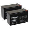 2 Pack ExpertPower 12V 7Ah AGM Rechargeable Battery