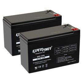 2 Pack ExpertPower 12V 7Ah AGM Rechargeable Battery
