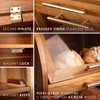 Arise Stylish Acacia Bread Box for Kitchen Countertop, Extra Large