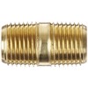Eaton Weatherhead 3326X2 Brass CA360 Fitting, Nipple, 1/8" NPT Male,