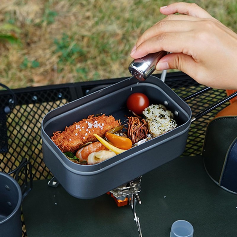 Portable Travel Salt and Pepper Sets, Stainless Steel Condiment Set